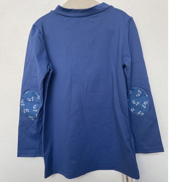 Childrenchic Blue Rashguard Vespa Long Sleeve Swim Top Sz 6 NWT - Picture 2 of 5